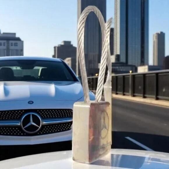 Vintage Mercedes Benz Key Ring - Picture 2 of 5